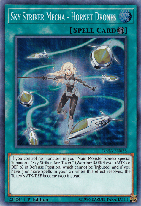Sky Striker Mecha - Hornet Drones [DASA-EN033] Super Rare - POKÉ JEUX