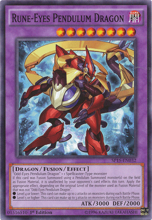 Rune-Eyes Pendulum Dragon [SP15-EN032] Common - POKÉ JEUX