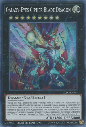 Galaxy-Eyes Cipher Blade Dragon [EXFO-ENSE4] Super Rare - POKÉ JEUX