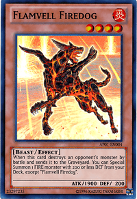 Flamvell Firedog [AP01-EN004] Super Rare - POKÉ JEUX