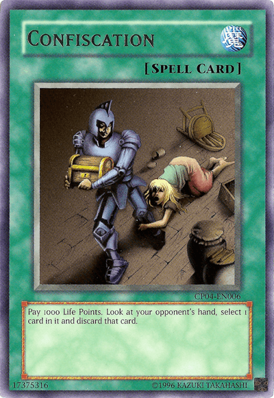 Confiscation [CP04-EN006] Rare - POKÉ JEUX