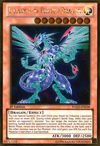 Galaxy-Eyes Photon Dragon [PGLD-EN038] Gold Rare - POKÉ JEUX