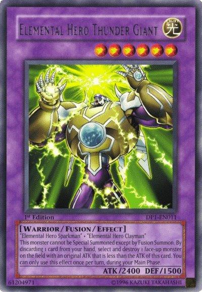 Elemental Hero Thunder Giant [DP1-EN011] Rare - POKÉ JEUX
