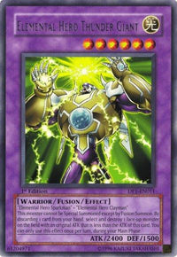Elemental Hero Thunder Giant [DP1-EN011] Rare - POKÉ JEUX