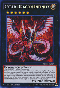 Cyber Dragon Infinity [MP16-EN237] Secret Rare - POKÉ JEUX