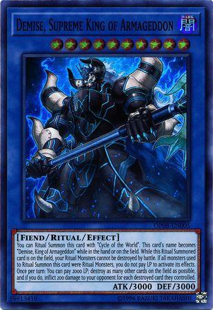 Demise, Supreme King of Armageddon [OP08-EN005] Super Rare - POKÉ JEUX