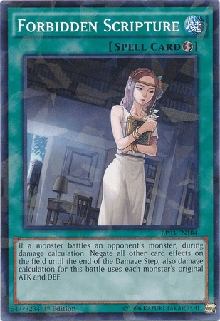 Forbidden Scripture [BP03-EN184] Shatterfoil Rare - POKÉ JEUX