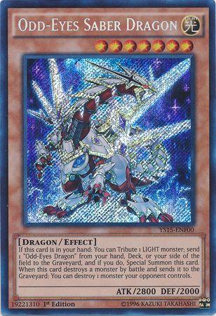 Odd-Eyes Saber Dragon [YS15-ENF00] Secret Rare - POKÉ JEUX
