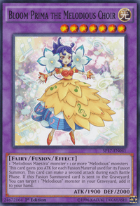 Bloom Prima the Melodious Choir [SP17-EN041] Starfoil Rare - POKÉ JEUX