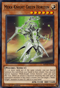 Mekk-Knight Green Horizon [MP18-EN178] Common - POKÉ JEUX