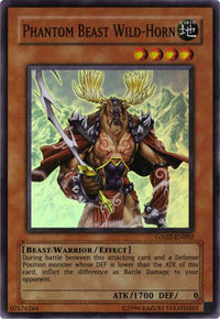 Phantom Beast Wild-Horn [GX02-EN002] Super Rare - POKÉ JEUX
