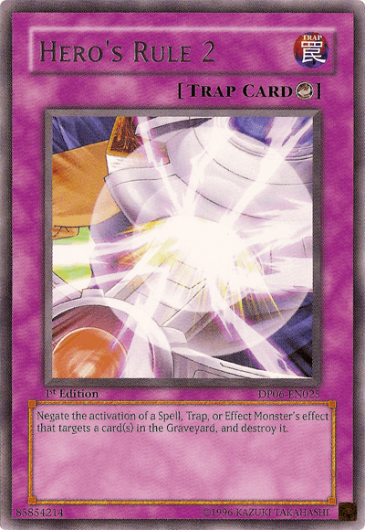 Hero's Rule 2 [DP06-EN025] Rare - POKÉ JEUX