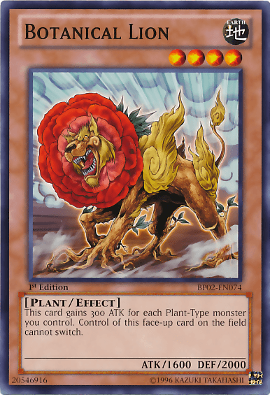 Botanical Lion [BP02-EN074] Mosaic Rare - POKÉ JEUX