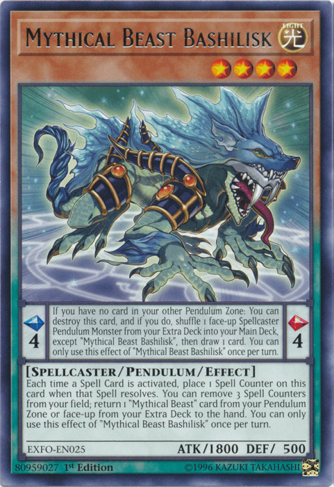 Mythical Beast Bashilisk [EXFO-EN025] Rare - POKÉ JEUX