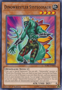 Dinowrestler Systegosaur [SOFU-EN008] Common - POKÉ JEUX