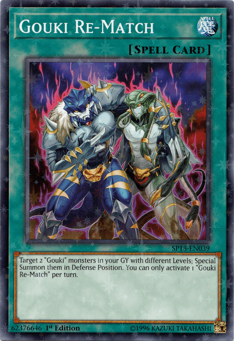 Gouki Re-Match [SP18-EN039] Starfoil Rare - POKÉ JEUX
