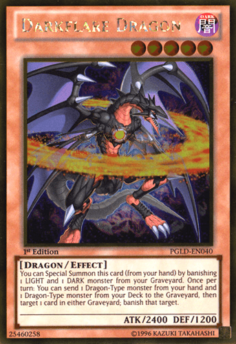 Darkflare Dragon [PGLD-EN040] Gold Rare - POKÉ JEUX
