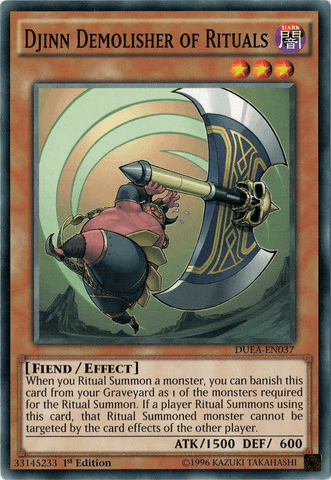 Djinn Demolisher of Rituals [DUEA-EN037] Common - POKÉ JEUX