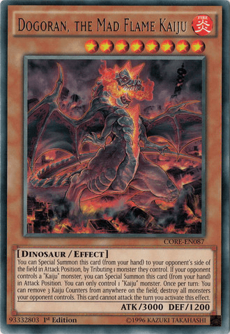 Dogoran, the Mad Flame Kaiju [CORE-EN087] Rare - POKÉ JEUX