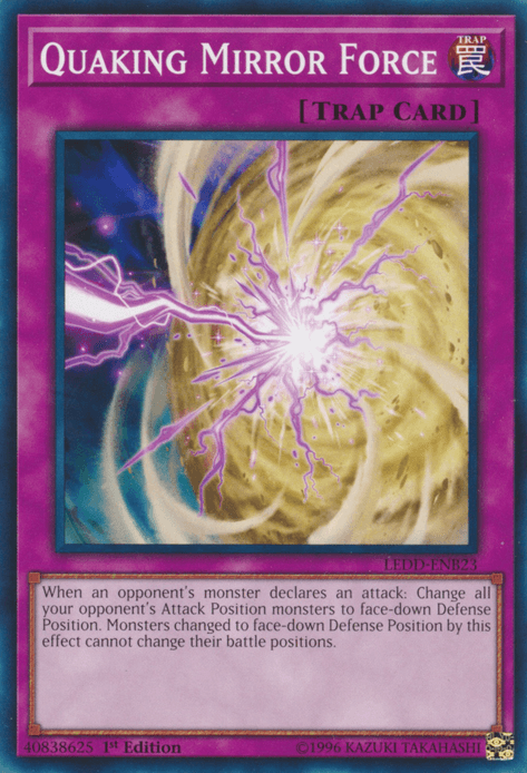 Quaking Mirror Force [LEDD-ENB23] Common - POKÉ JEUX