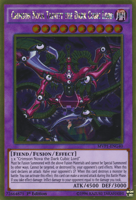 Crimson Nova Trinity the Dark Cubic Lord [MVP1-ENG40] Gold Rare - POKÉ JEUX