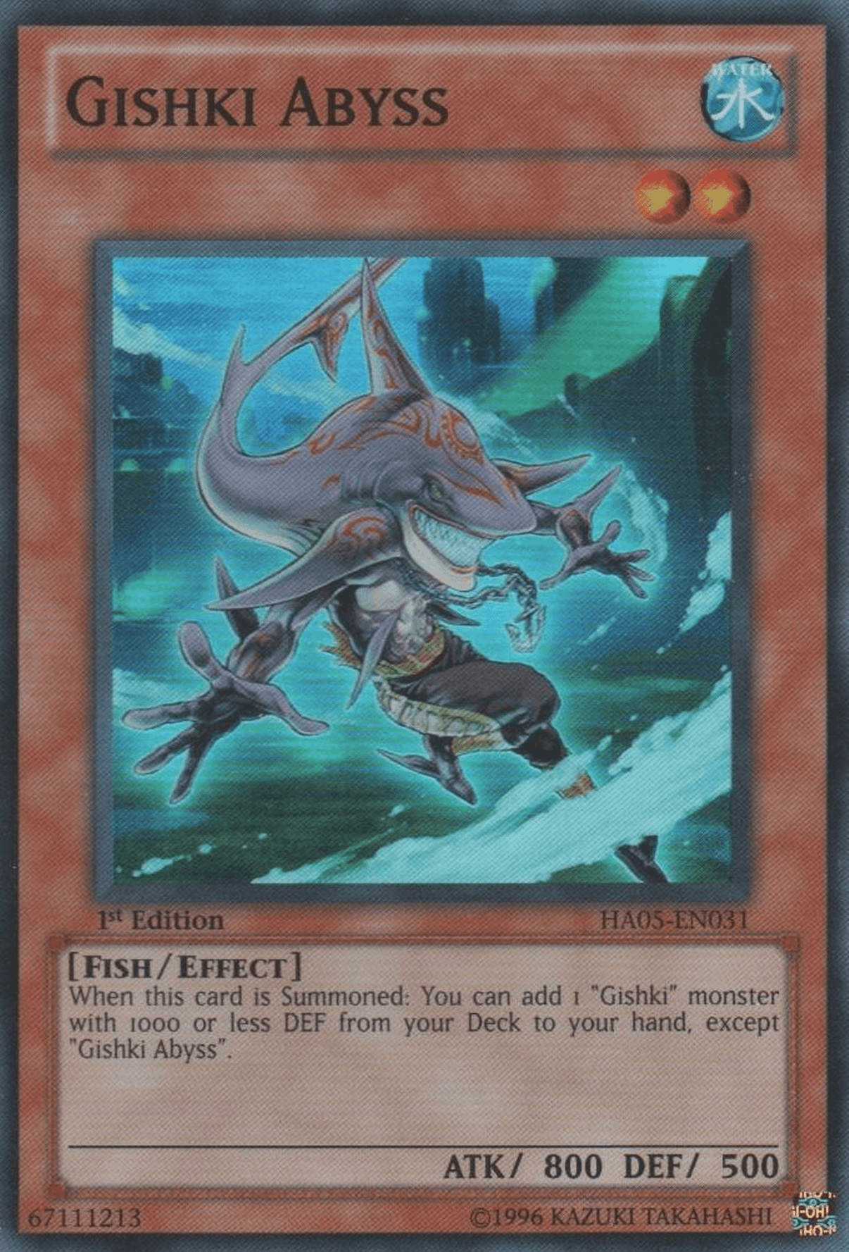 Gishki Abyss [HA05-EN031] Super Rare - POKÉ JEUX