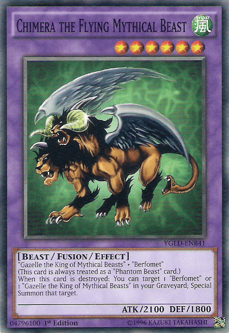 Chimera the Flying Mythical Beast [YGLD-ENB41] Common - POKÉ JEUX