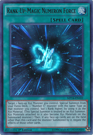 Rank-Up-Magic Numeron Force [MP14-EN101] Ultra Rare - POKÉ JEUX