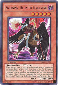 Blackwing - Hillen the Tengu-wind [EXVC-EN008] Super Rare - POKÉ JEUX