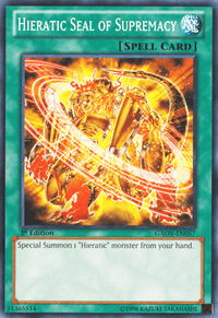 Hieratic Seal of Supremacy [GAOV-EN057] Common - POKÉ JEUX