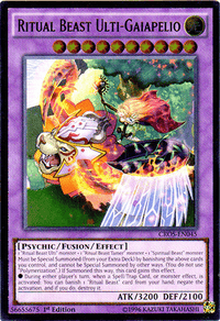 Ritual Beast Ulti-Gaiapelio (UTR) [CROS-EN045] Ultimate Rare - POKÉ JEUX