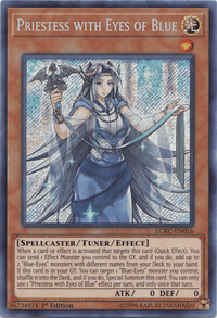Priestess with Eyes of Blue [LCKC-EN016] Secret Rare - POKÉ JEUX