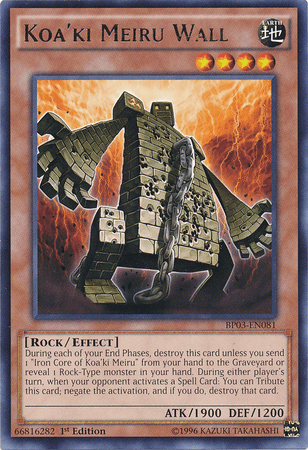 Koa'ki Meiru Wall [BP03-EN081] Rare - POKÉ JEUX