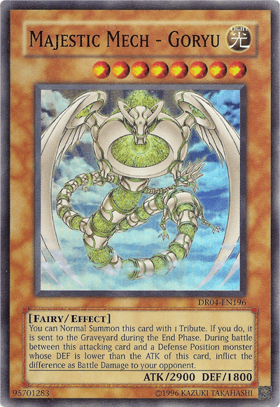 Majestic Mech - Goryu [DR04-EN196] Super Rare - POKÉ JEUX