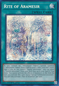 Rite of Aramesir [MP23-EN264] Prismatic Secret Rare - POKÉ JEUX