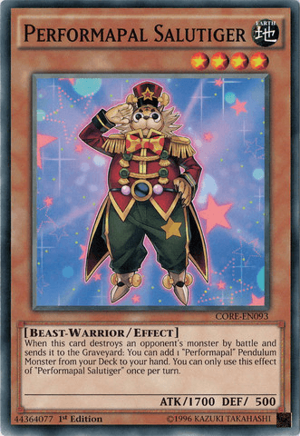 Performapal Salutiger [CORE-EN093] Common - POKÉ JEUX