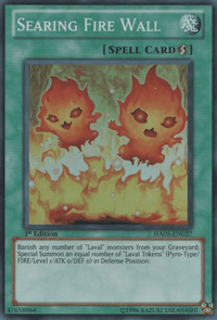 Searing Fire Wall [HA05-EN027] Super Rare - POKÉ JEUX