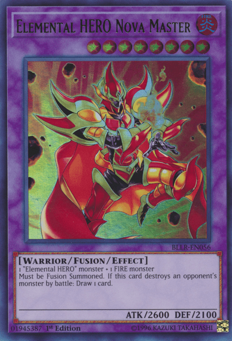 Elemental Hero Nova Master [BLLR-EN056] Ultra Rare - POKÉ JEUX