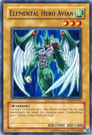Elemental Hero Avian [DR3-EN181] Common - POKÉ JEUX
