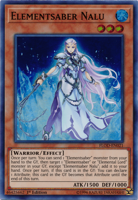 Elementsaber Nalu [FLOD-EN021] Super Rare - POKÉ JEUX