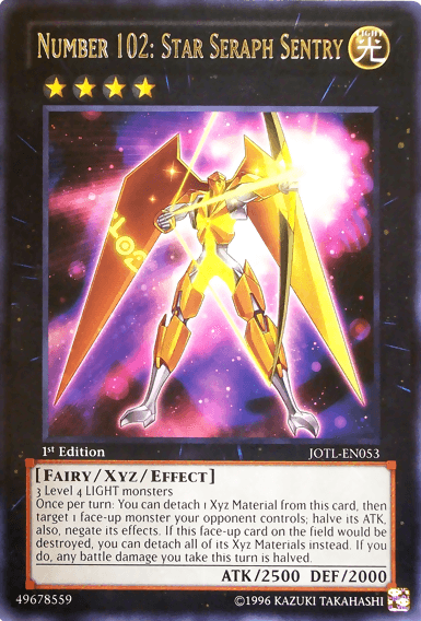 Number 102: Star Seraph Sentry [JOTL-EN053] Rare - POKÉ JEUX