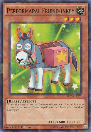 Performapal Friendonkey [SP15-EN026] Shatterfoil Rare - POKÉ JEUX