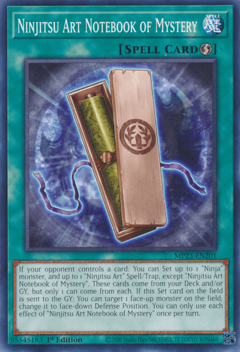 Ninjitsu Art Notebook of Mystery [MP23-EN201] Common - POKÉ JEUX