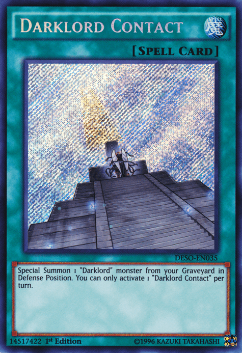 Darklord Contact [DESO-EN035] Secret Rare - POKÉ JEUX