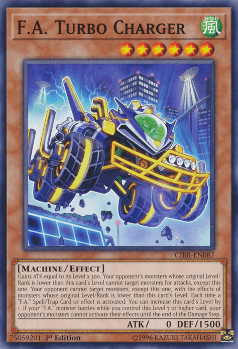 F.A. Turbo Charger [CIBR-EN087] Common - POKÉ JEUX