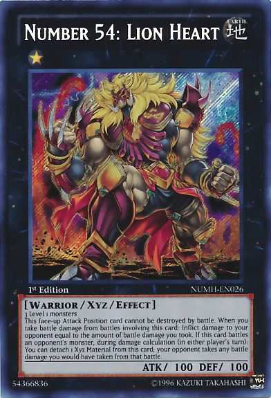 Number 54: Lion Heart [NUMH-EN026] Secret Rare - POKÉ JEUX