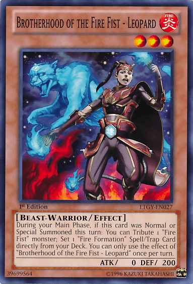 Brotherhood of the Fire Fist - Leopard [LTGY-EN027] Common - POKÉ JEUX