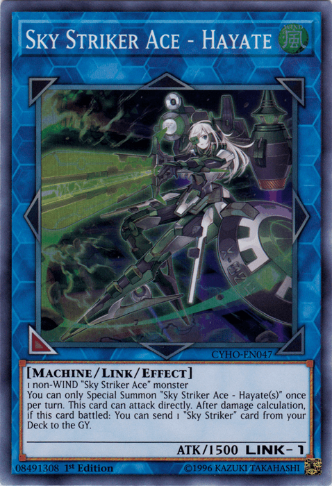 Sky Striker Ace - Hayate [CYHO-EN047] Super Rare - POKÉ JEUX