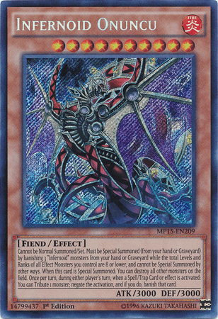 Infernoid Onuncu [MP15-EN209] Secret Rare - POKÉ JEUX