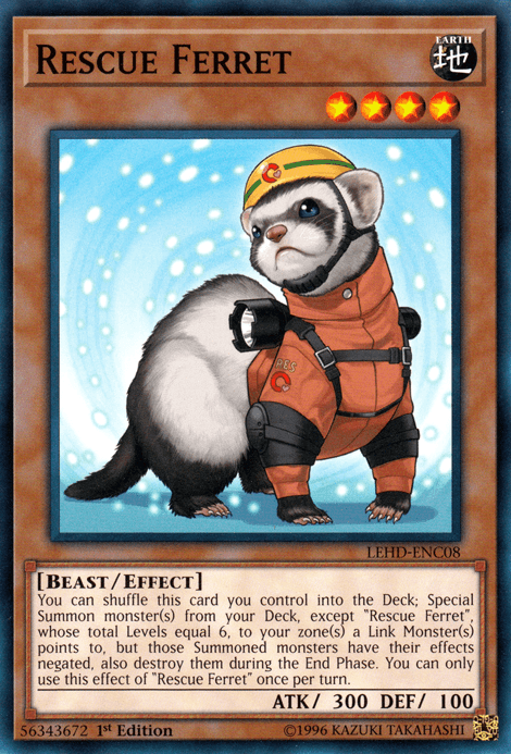 Rescue Ferret [LEHD-ENC08] Common - POKÉ JEUX